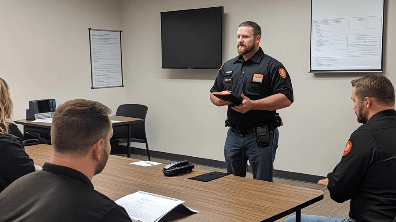 Scenario-based tactical training exercise